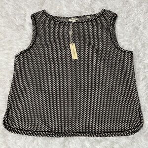 NWT Max Studio London Printed Sleeveless Knit Top Size S